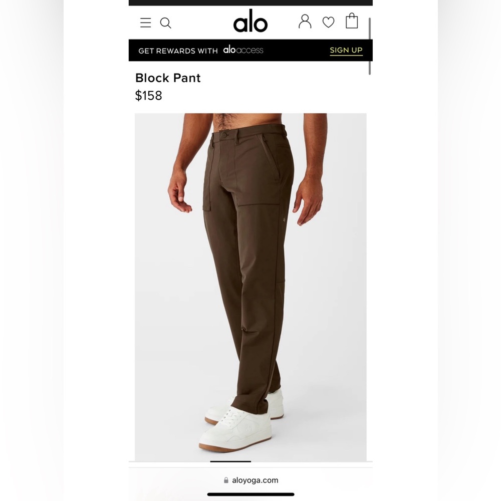 Alo Block Pant Expresso